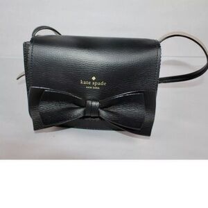 kate spade new york Kirk Park Saffiano Veronique Crossbody - Black/White